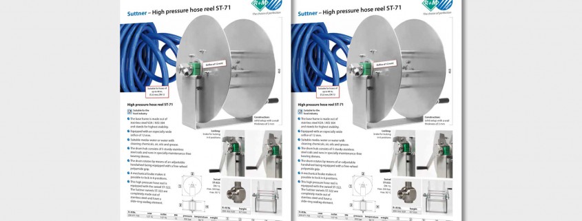 High pressure hose reel ST-71