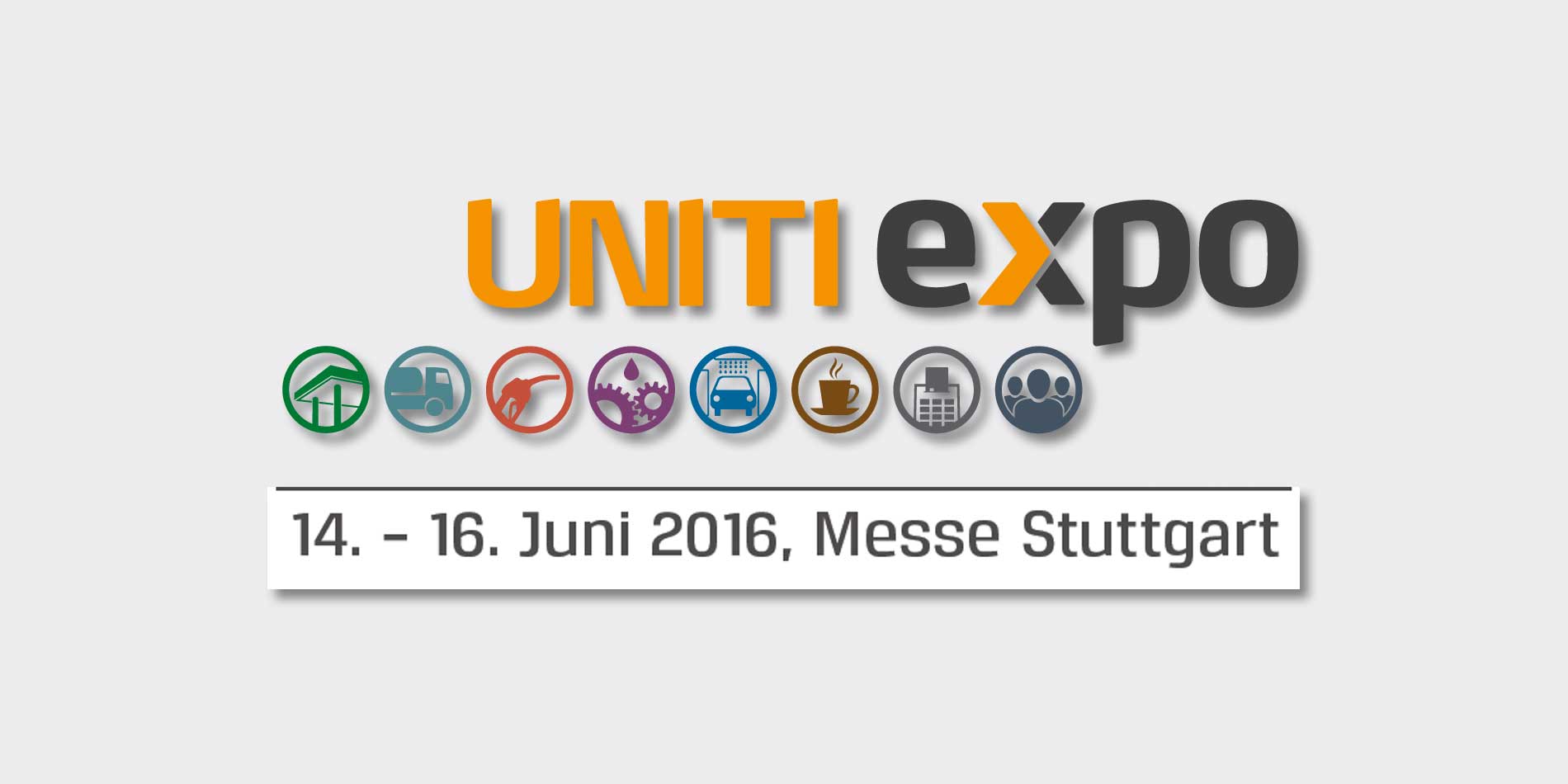 Messebanner der UNITI expo in Stuttgart