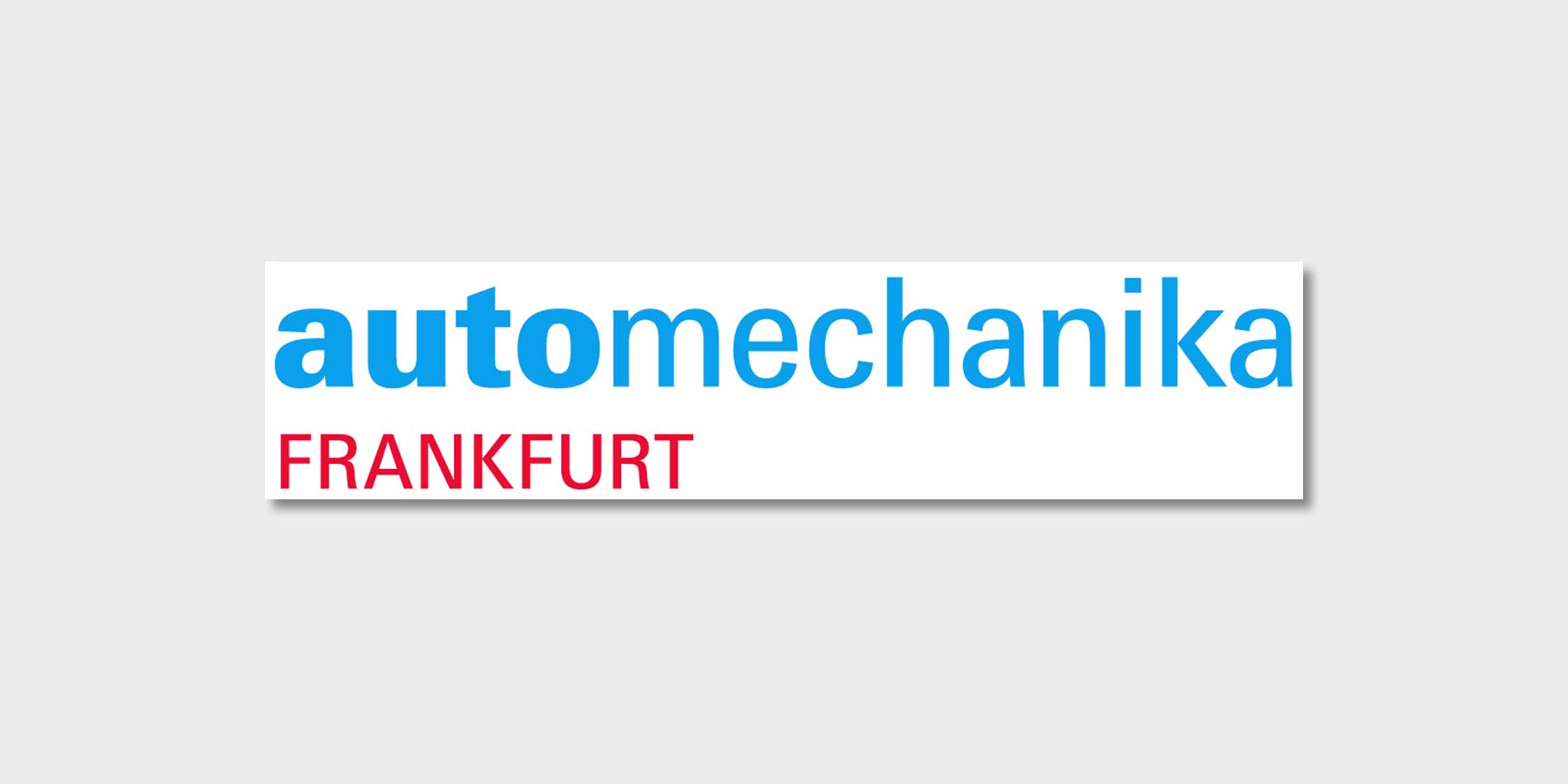 Messebanner der automechanika in Frankfurt