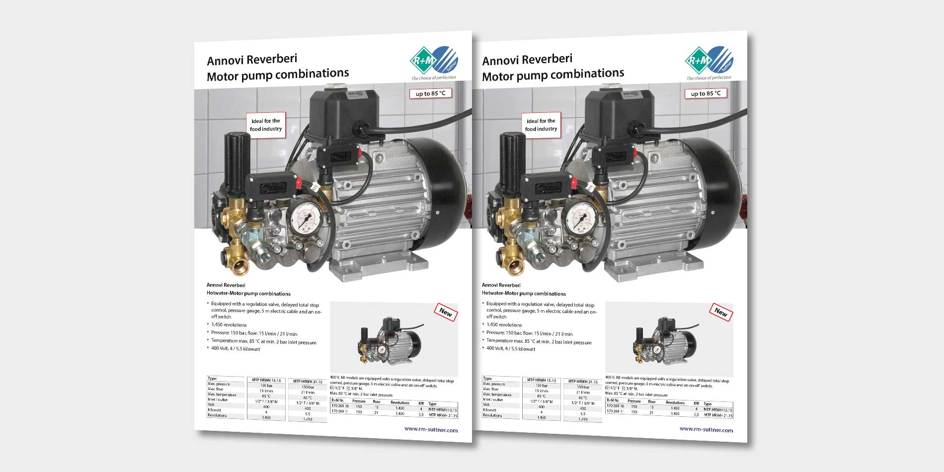 Annovi Reverberi Motor pump combinations