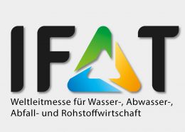 Messankündigung für die IFAT 2018 in München