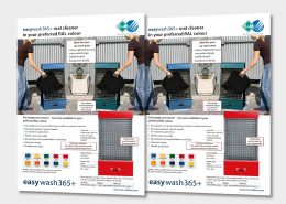 easywash365+ mat cleaner in RAL colour