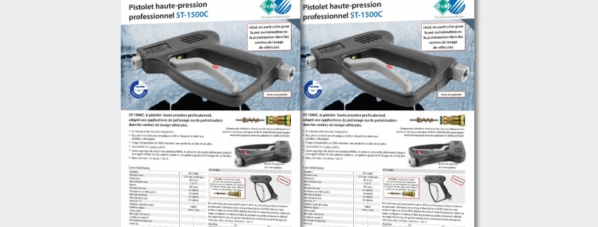 Kit de réparation Haute Pression Pistolet SUTTNER st-1500 st-2000 601 Vanne 