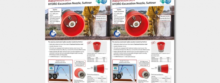 HYDRO-Excavation Nozzle; Suttner