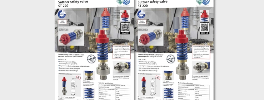 Suttner ST-220 safety valve