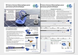 Solar-Teleskop-Waschbürsten-Set für PV- und Solar-Anlagen