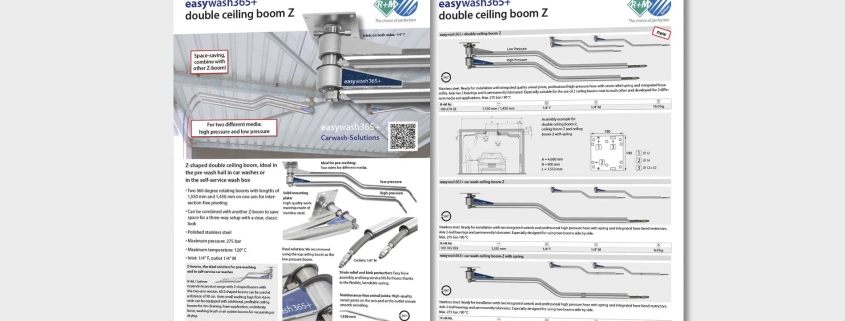 easywash365+ double ceiling boom Z