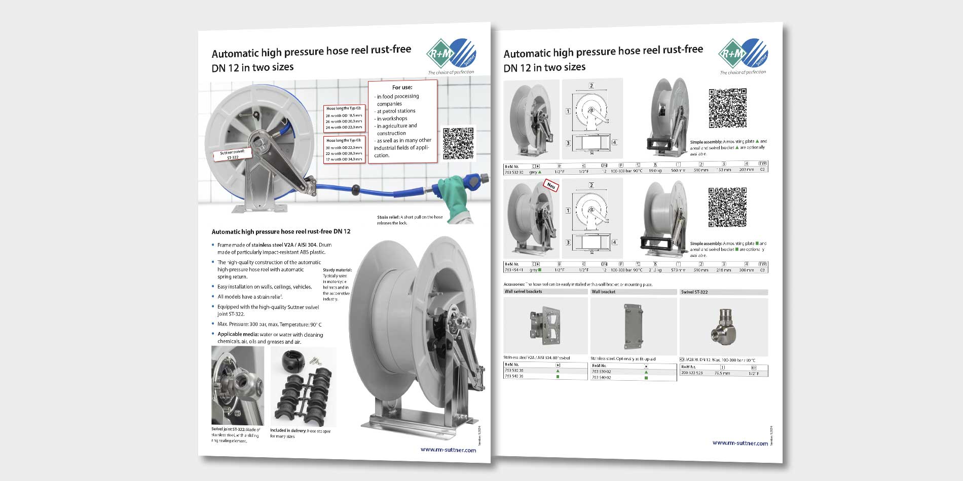 DN 12 Automatic high pressure hose reel