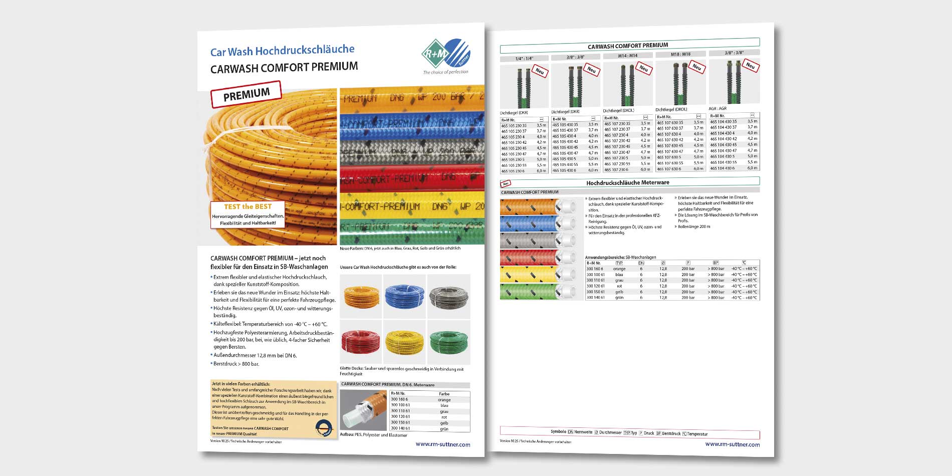 CARWASH COMFORT PREMIUM Schläuche für die Waschbox