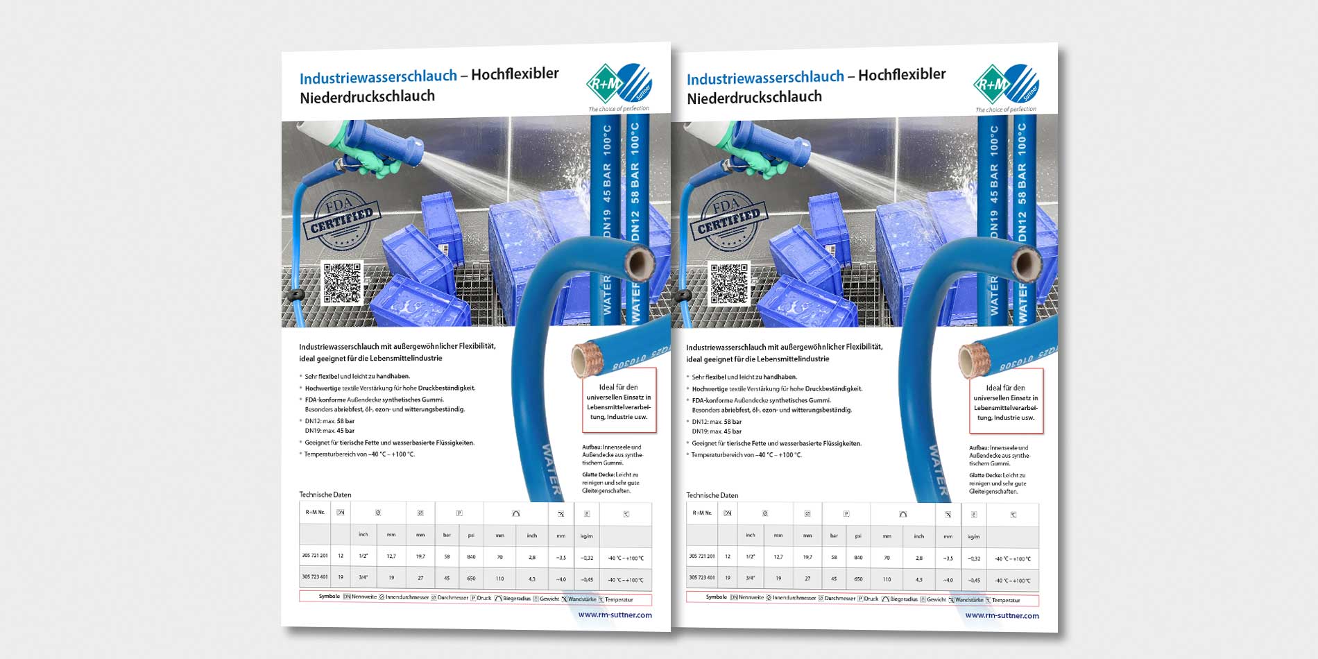 Industriewasserschlauch – Hochflexibler Niederdruckschlauch