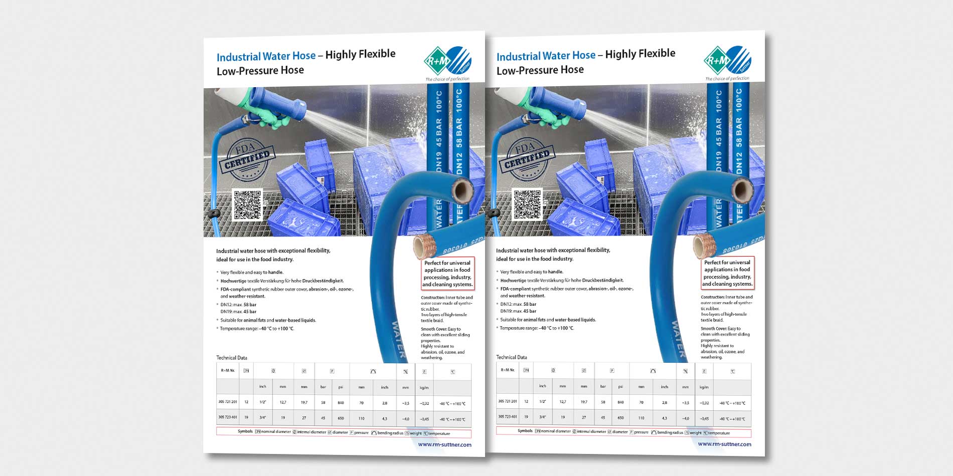 industrial water hose “WATER”