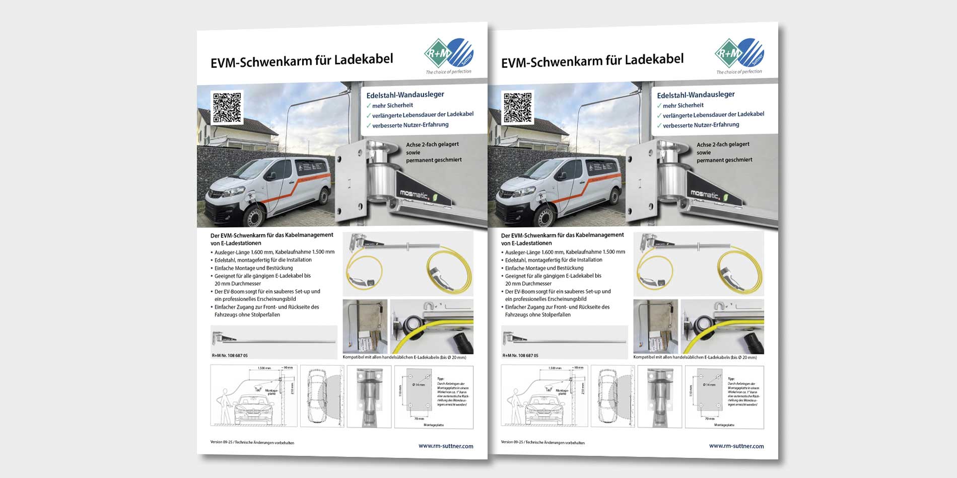EVM-Schwenkarm für Ladekabel