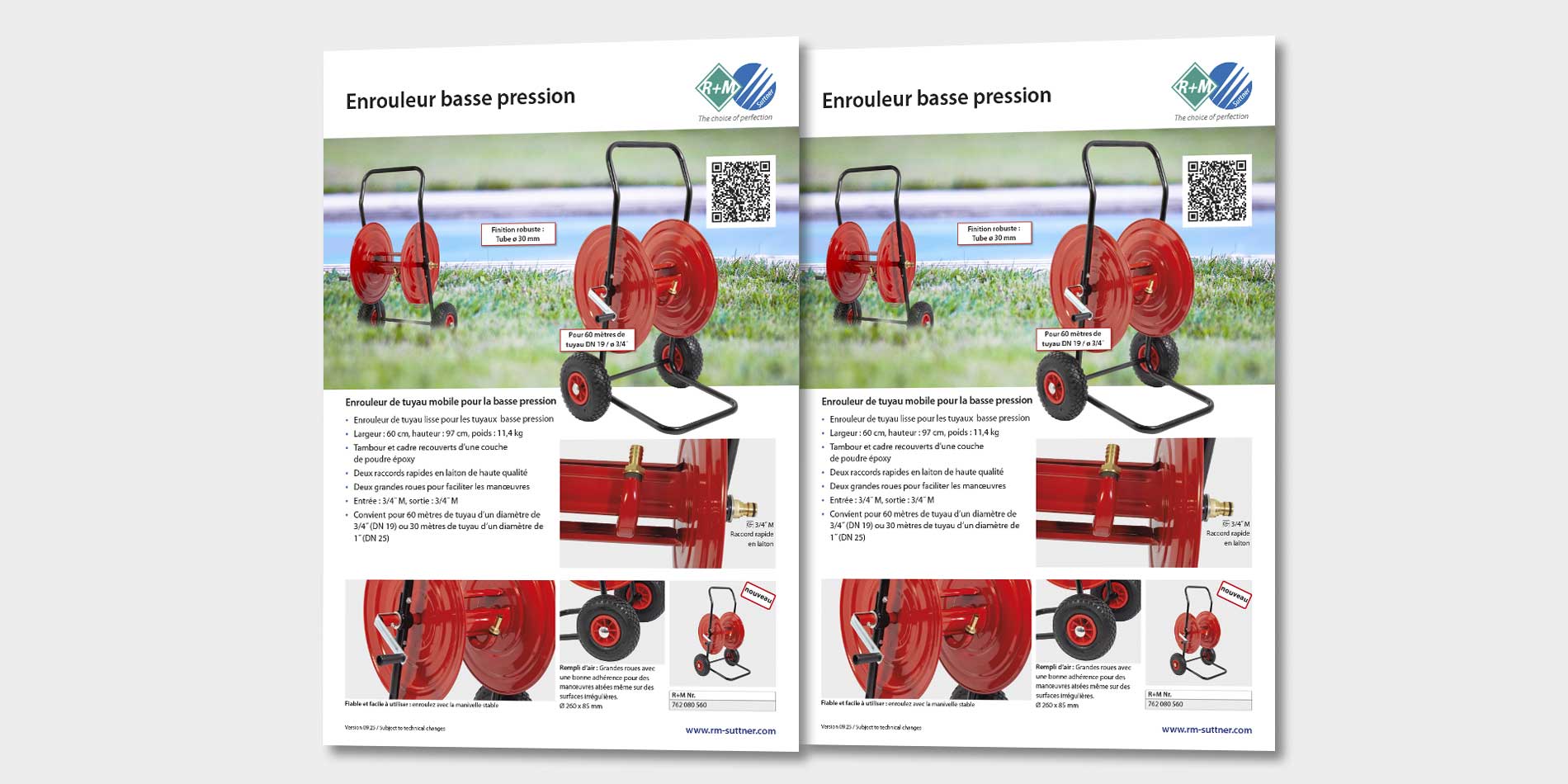 Abbildung eines Niederdruck-Schlauchaufrollers